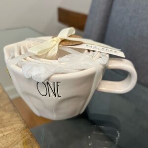 Rae Dunn White Ceramic measuring cups